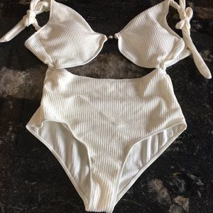 Cream Colored Swimsuit